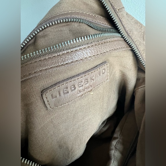 Liebeskind gorgeous quality Soft Taupe Brown Leather Satchel - Picture 6 of 12